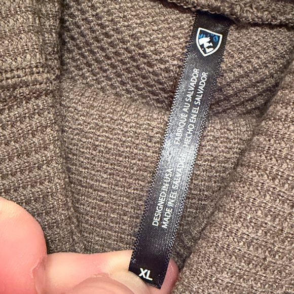 KUHL Womens Thermal Turtleneck Flowy Olive Green Top Outdoor Activewear Size XL - Picture 5 of 8